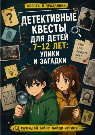 . Детективные квесты для детей 7–12 лет: улики и загадки