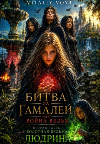 Vitalii Voyt. «Война ведьм, или Битва за Гамалей»  Книга вторая  «Болотная ведьма Людрина»
