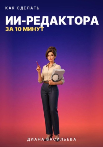 Диана Васильева. КАК СДЕЛАТЬ ИИ-РЕДАКТОРА ЗА 10 МИНУТ