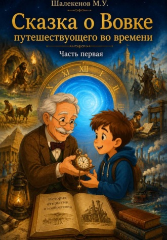 Мурат Шалекенов. Сказка о Вовке путешествующего во времени. История открытий и изобретений. Часть 1
