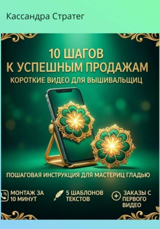 Кассандра Стратег. 10 шагов к успешным продажам. Пошаговая инструкция для мастериц-вышивальщиц.