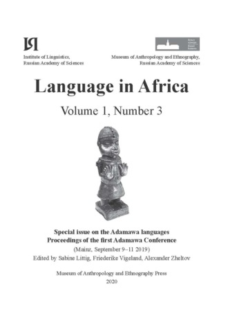 . Language in Africa Volume 1, Number 3 (2020)