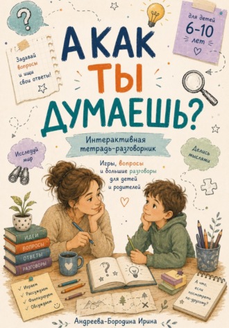 Ирина Андреева-Бородина. А как ты думаешь? Интерактивная тетрадь-разговорник для детей 6–10 лет