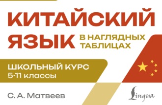 С. А. Матвеев. Китайский язык в наглядных таблицах. Школьный курс. 5–11 классы