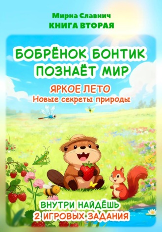 Мирна Славнич. Бобрёнок Бонтик познаёт мир. Яркое лето. Новые секреты природы
