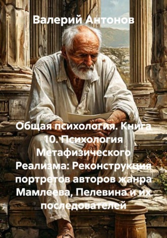 Валерий Антонов. Общая психология. Книга 10. Психология Метафизического Реализма: Реконструкция портретов авторов жанра Мамлеева, Пелевина и их последователей