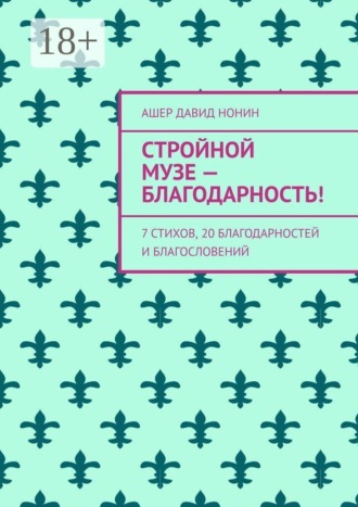 Ашер Давид Нонин. Стройной музе — благодарность! 7 стихов, 20 благодарностей и благословений