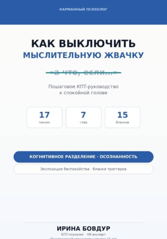 Ирина Бовдур. Карманный психолог. Как выключить мыслительную жвачку