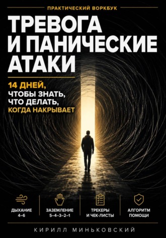 Кирилл Миньковский. Без паники 14 дней, чтобы научиться справляться с тревогой и паническими атаками Практический воркбук с упражнениями, трекерами и алгоритмом помощи во время приступа