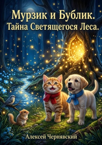 Алексей Чернявский. Мурзик и Бублик. Секрет светящегося леса. Книга 3