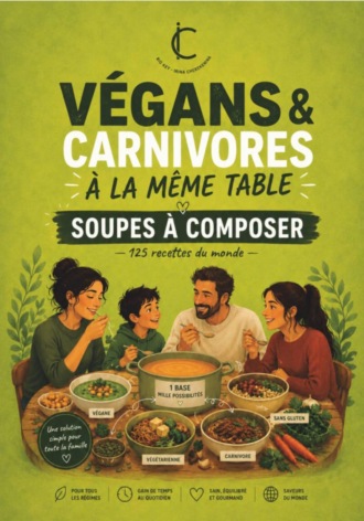Ирина Череменина. Soupes à composer – Végans et carnivores à la même table