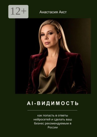 Анастасия Викторовна Акст. AI-видимость. Как попасть в ответы нейросетей и сделать ваш бизнес рекомендуемым в России