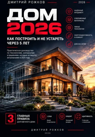 . Дом 2026: как построить и не устареть через 5 лет. Практическое руководство по технологиям, материалам и решениям, которые останутся актуальными в 2031 году