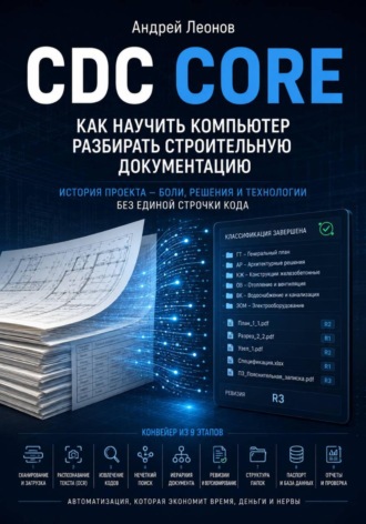 Андрей Леонов. CDC Core. Как научить компьютер разбирать строительную документацию
