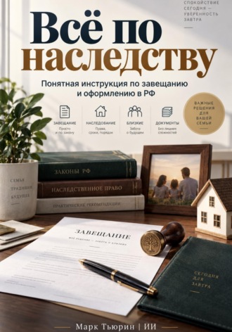 Марк Тьюрин. Всё по наследству: Понятная инструкция по завещанию и оформлению в РФ