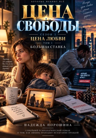 Надежда Александровна Порошина. ЦЕНА СВОБОДЫ. СЕЗОН 1. Цена любви. ТОМ 1. Большая ставка