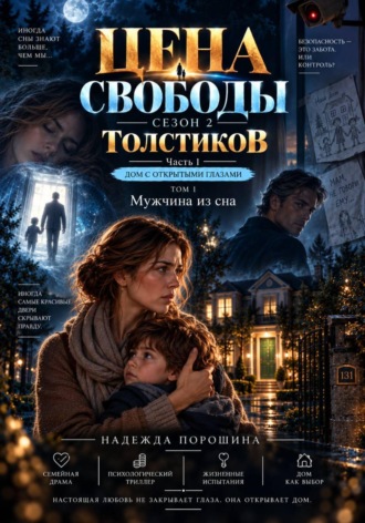 Надежда Александровна Порошина. ЦЕНА СВОБОДЫ. СЕЗОН 2. Толстиков. Часть 1. Дом с открытыми глазами. Том 1. Мужчина из сна
