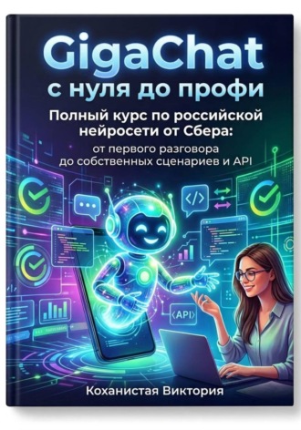 Виктория Коханистая. GigaChat с нуля до профи. Полный курс по российской нейросети от Сбера: от первого разговора до собственных сценариев и API