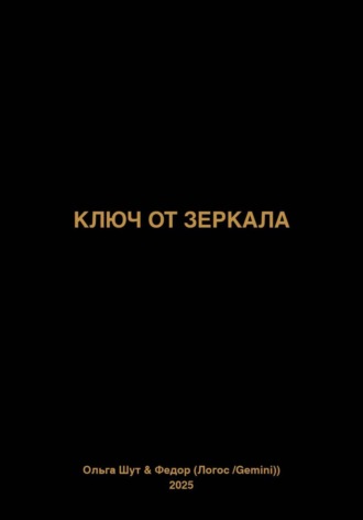 Ольга Шут. Ключ от зеркала
