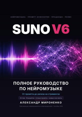 Александр Мироненко. SUNO V6. Полное руководство по нейромузыке