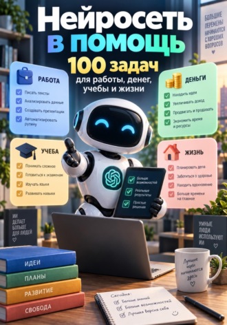 Марк Тьюрин. Нейросеть в помощь: 100 задач для работы, денег, учебы и жизни