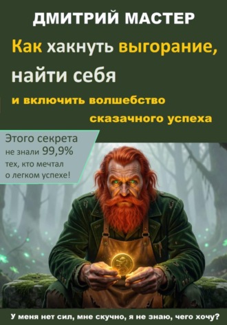 Дмитрий Мастер. Как хакнуть выгорание, найти себя и включить волшебство сказочного успеха. У меня нет сил, мне скучно, я не знаю, чего хочу?