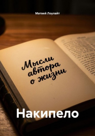 Матвей Лоулайт. Накипело