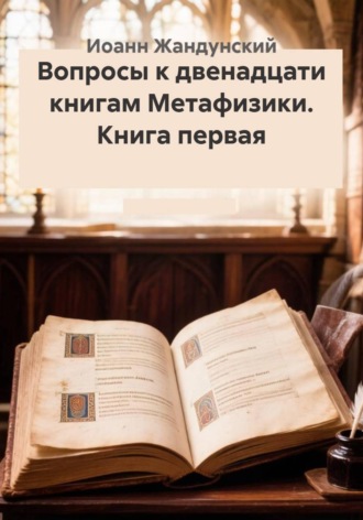. Вопросы к двенадцати книгам Метафизики. Книга первая