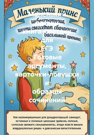 Ольга Попова. Маленький принц: книга-спутник для ЕГЭ. Готовые аргументы, карточки-ловушки и образцы сочинений