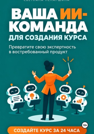 Светлана Николаевна Непаршина. ВАША ИИ-КОМАНДА ДЛЯ СОЗДАНИЯ КУРСА   Как превратить свою экспертность в онлайн-курс за 24 часа
