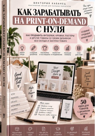 Виктория Кабанец. Как зарабатывать на print-on-demand с нуля