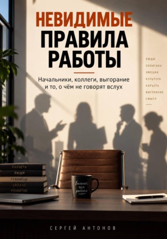 Сергей Антонов. Невидимые правила работы. Начальники, коллеги, выгорание и то, о чём не говорят вслух