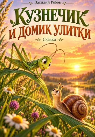 Василий Рябов. Кузнечик и домик Улитки