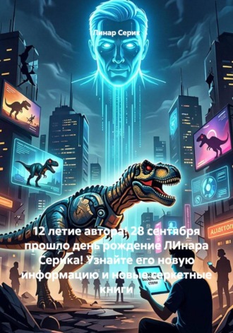 Линар Серик. 12 летие автора! 28 сентября прошло день рождение ЛИнара Серика! Узнайте его новую информацию и новые серкетные книги