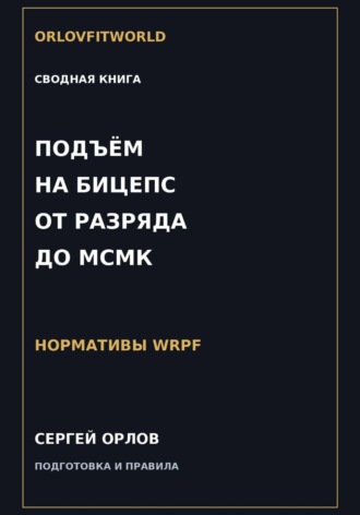 Сергей Орлов. Подъём на бицепс от III разряда до МСМК WRPF