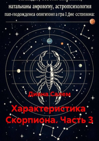 Диана Салем. Характеристика знака зодиака Скорпион. Часть 3.