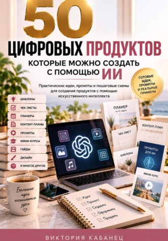 Виктория Кабанец. 50 цифровых продуктов, которые можно создать с помощью ИИ