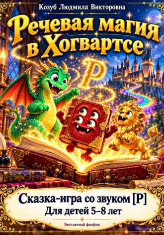 Людмила Козуб. Книга для смартфона «Речевая магия в Хогвартсе» — для автоматизации звука [Р] у детей 5–8 лет