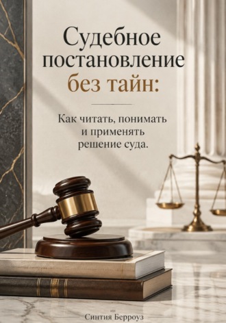 Синтия Берроуз. Судебное постановление без тайн: Как читать, понимать и применять решение суда