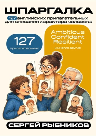 Сергей Рыбников. 127 английских прилагательных для описания характера человека. Шпаргалка