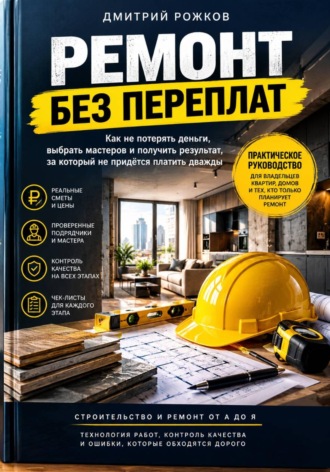 ДМИТРИЙ РОЖКОВ. Ремонт без переплат. Полное руководство Как организовать ремонт, контролировать расходы и не переделывать работу