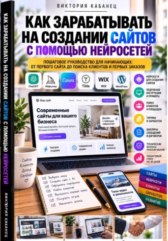 Виктория Кабанец. Как зарабатывать на создании сайтов с помощью нейросетей