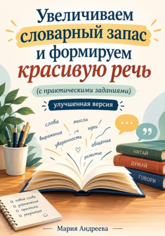 Мария Михайловна Андреева. Увеличиваем словарный запас и формируем красивую речь (с практическими заданиями). Улучшенная версия