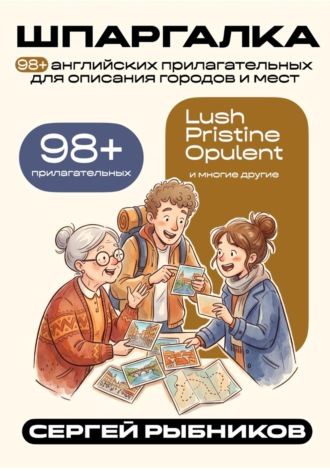 Сергей Рыбников. 98+ английских прилагательных для описания городов и мест. Шпаргалка.