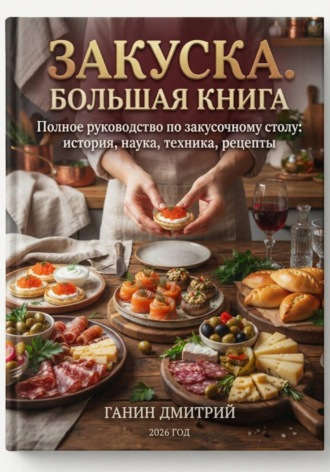 Дмитрий Ганин. ЗАКУСКА. БОЛЬШАЯ КНИГА: Полное руководство по закусочному столу: история, наука, техника, рецепты