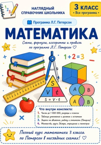. Умные конспекты Математика 3 класс. Наглядные цифровые конспекты по всей программе