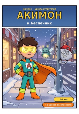. Акимон и Беспечник. Комикс о безопасности для детей + 8 уроков супергероя