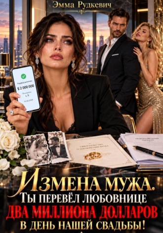 Эмма Рудкевич. Измена мужа. Ты перевёл любовнице два миллиона долларов в день нашей свадьбы!