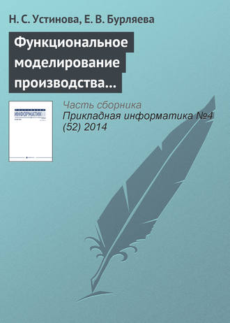 . Функциональное моделирование производства модулей анодного заземления для электрохимической защиты от коррозии