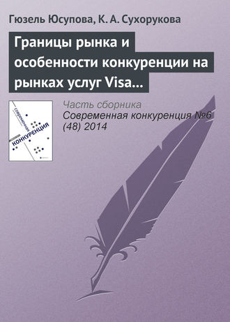 . Границы рынка и особенности конкуренции на рынках услуг Visa и MasterCard: уроки применения антимонопольного законодательства
